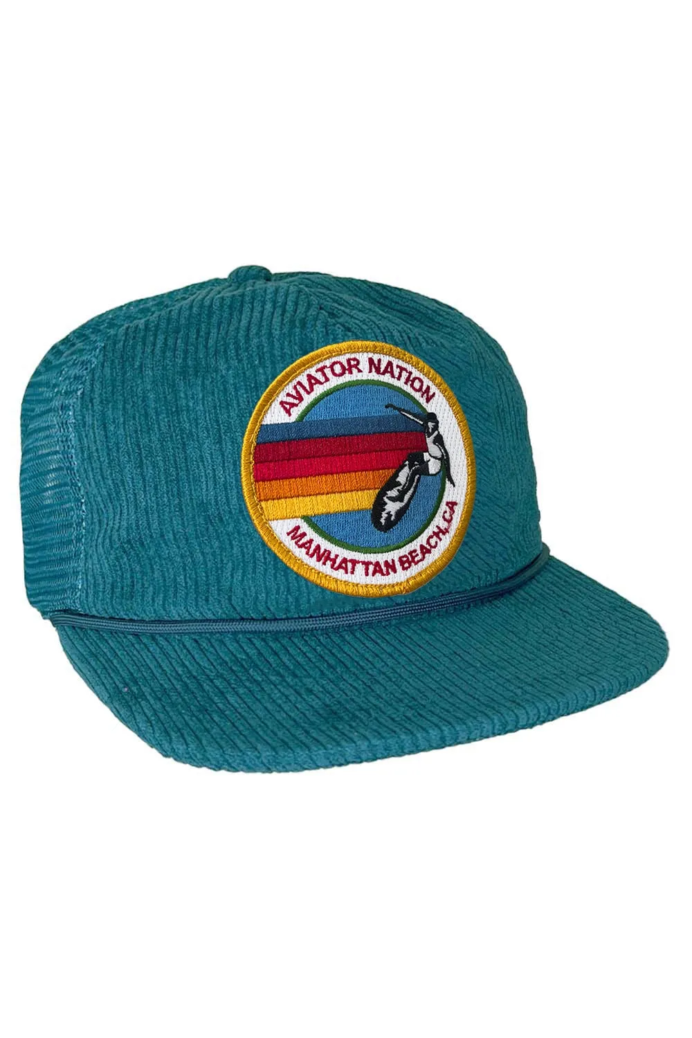 SIGNATURE MANHATTAN BEACH - VINTAGE CORDUROY MESH TRUCKER sold by Aviator Nation product image thumbnail 4