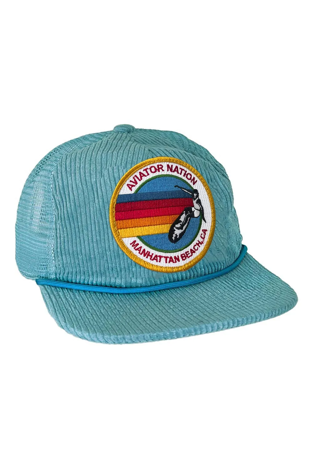 SIGNATURE MANHATTAN BEACH - VINTAGE CORDUROY MESH TRUCKER sold by Aviator Nation product image thumbnail 2