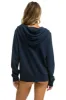 5 STRIPE HOODIE - HEATHER NAVY // NEON STRIPES sold by Aviator Nation