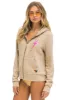 BOLT 2 HOODIE - SAND // NEON PINK sold by Aviator Nation