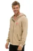 BOLT 2 HOODIE - SAND // NEON PINK sold by Aviator Nation