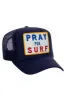 PRAY FOR SURF VINTAGE TRUCKER HAT sold by Aviator Nation