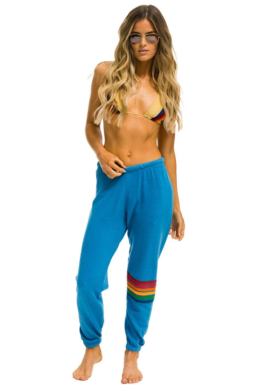 RETRO SWEATPANTS - OCEAN sold by Aviator Nation product image thumbnail 2