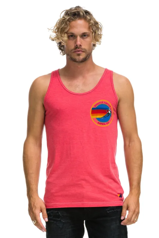AVIATOR NATION ASPEN TANK - NEON RED made by Aviator Nation
