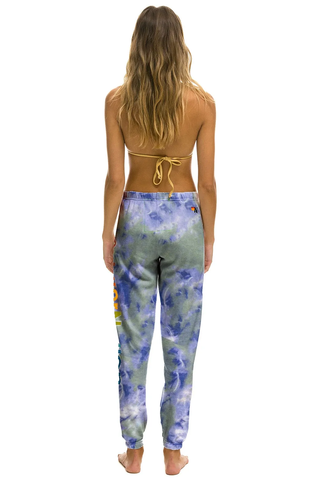 AVIATOR NATION HAMPTONS SWEATPANTS - TIE DYE CLOUD PURPLE sold by Aviator Nation product image thumbnail 3