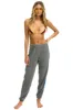 5 STRIPE SWEATPANTS - HEATHER GREY // NEON RAINBOW sold by Aviator Nation