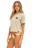 HEART STITCH 5 BOYFRIEND TEE - SAND sold by Aviator Nation