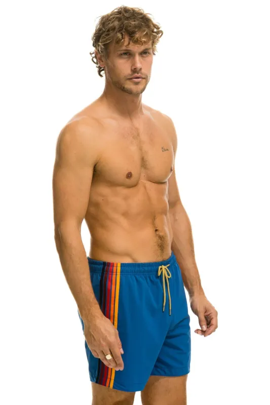 MEN'S 5 STRIPE FLEX SHORTS - SEA made by Aviator Nation
