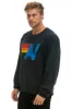 LOGO RELAXED CREW SWEATSHIRT - CHARCOAL sold by Aviator Nation
