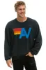 LOGO RELAXED CREW SWEATSHIRT - CHARCOAL sold by Aviator Nation