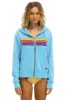 5 STRIPE HOODIE - SKY // YELLOW // PURPLE sold by Aviator Nation
