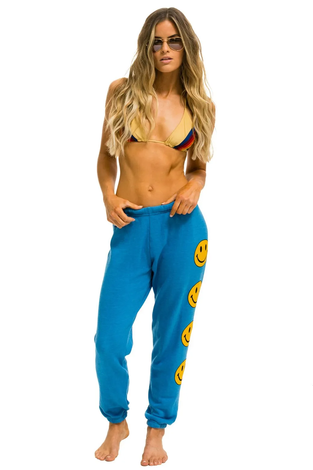 SMILEY 2 SWEATPANTS - OCEAN sold by Aviator Nation product image thumbnail 2