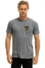 SIGNATURE SMALL CIRCLE LOGO TEE - HEATHER GREY sold by Aviator Nation
