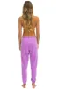 5 STRIPE SWEATPANTS - NEON PURPLE // USA sold by Aviator Nation