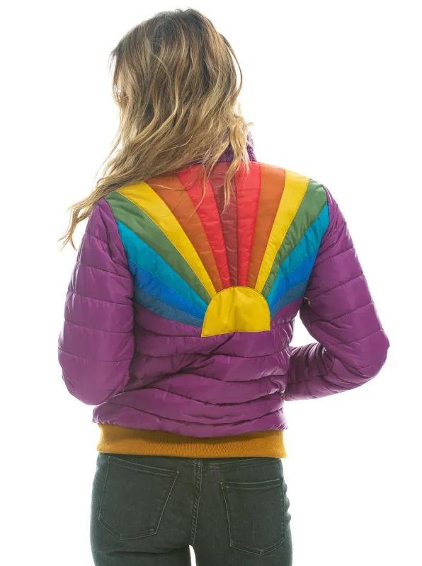SUNBURST JACKET - GLOXINA sold by Aviator Nation