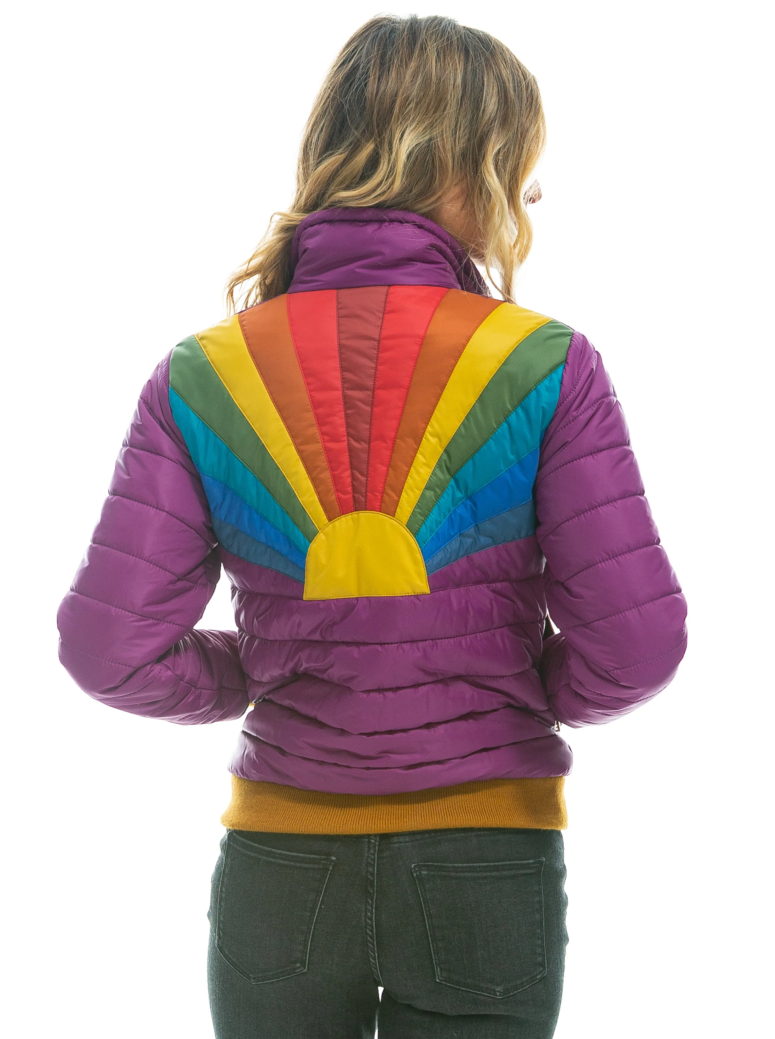 SUNBURST JACKET - GLOXINA sold by Aviator Nation product image thumbnail 3