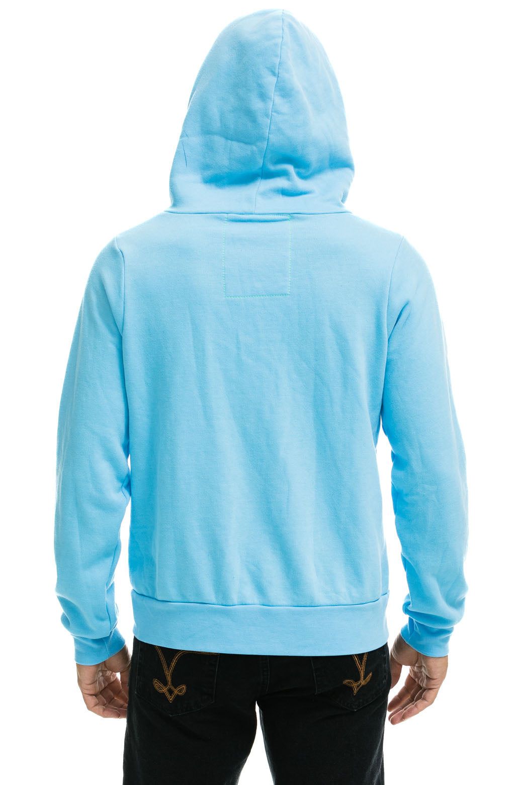 5 STRIPE HOODIE - SKY // PINK PURPLE sold by Aviator Nation product image thumbnail 6