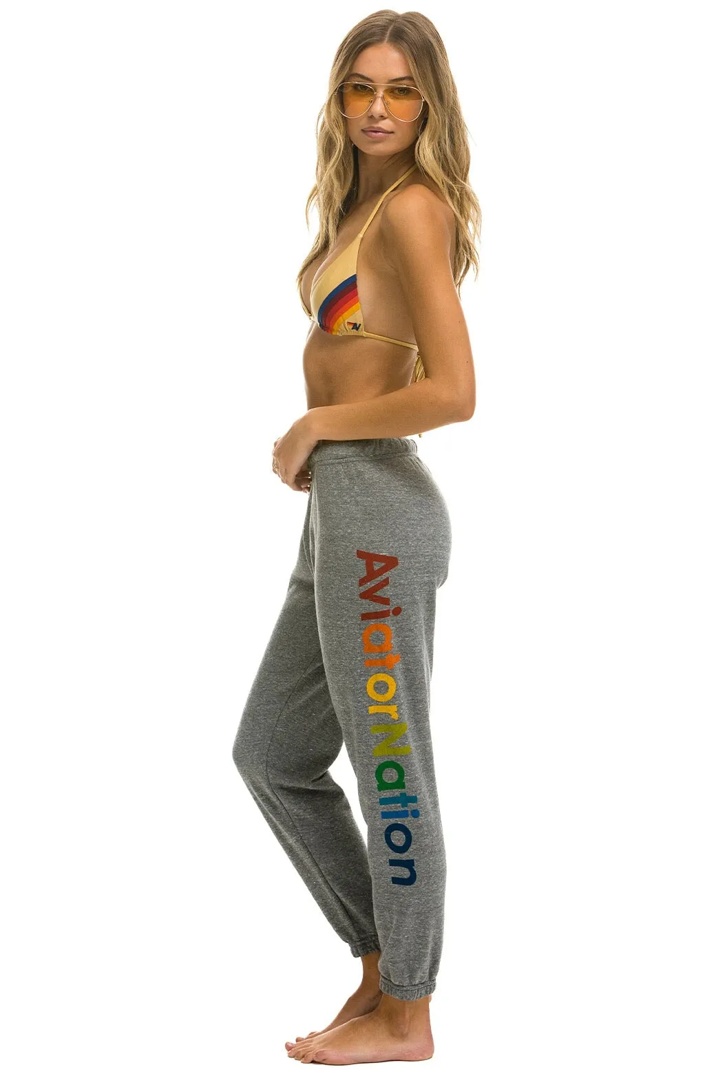 AVIATOR NATION NEW YORK CITY SWEATPANTS - HEATHER GREY sold by Aviator Nation product image thumbnail 2