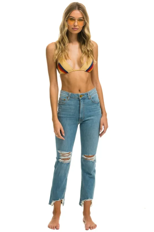 HIGH RISE SLIM BOOT JEAN - VINTAGE sold by Aviator Nation