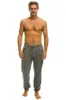 5 STRIPE SWEATPANTS - HEATHER GREY sold by Aviator Nation