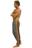 5 STRIPE SWEATPANTS - HEATHER GREY sold by Aviator Nation