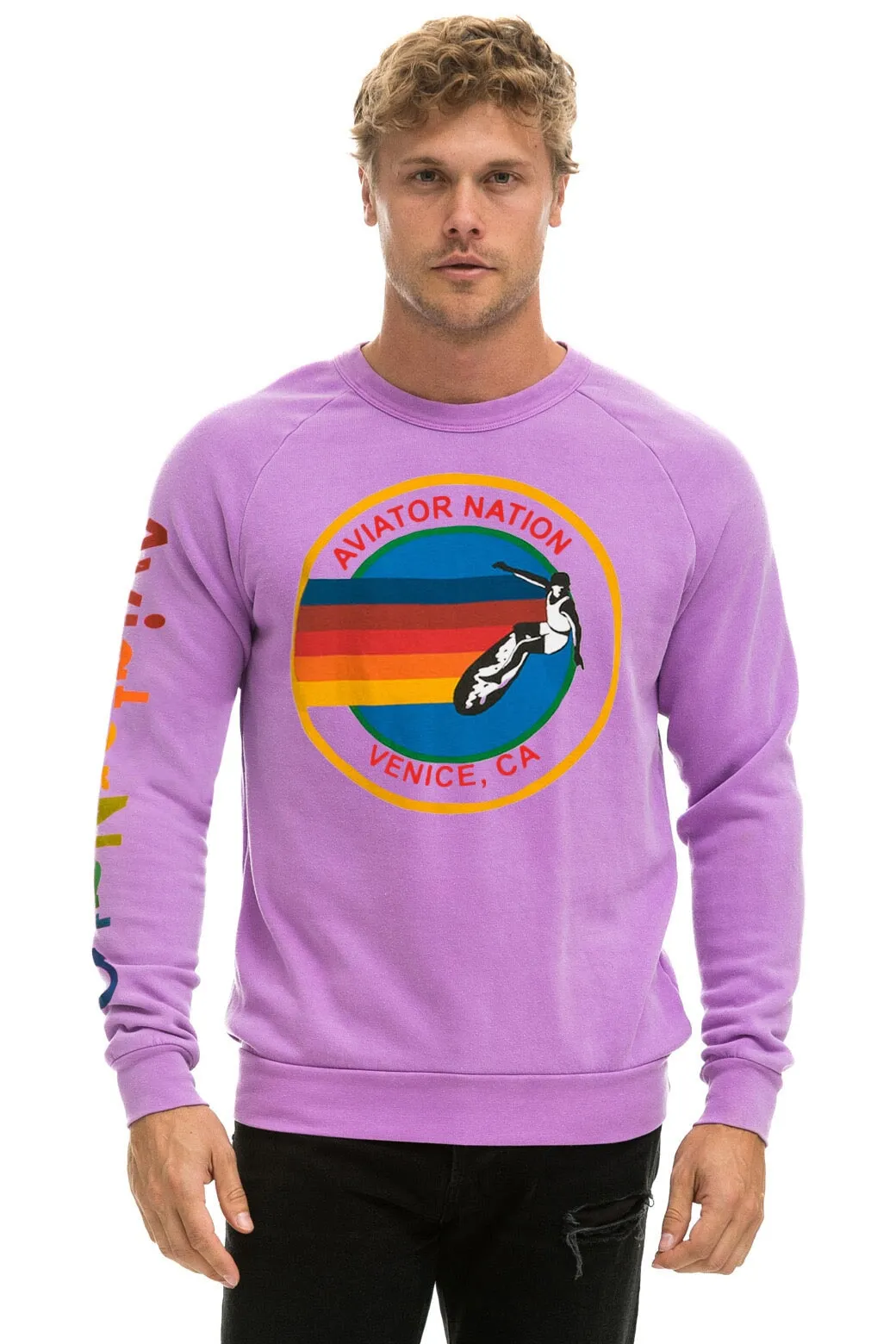 AVIATOR NATION SWEATSHIRT - NEON PURPLE sold by Aviator Nation product image thumbnail 2