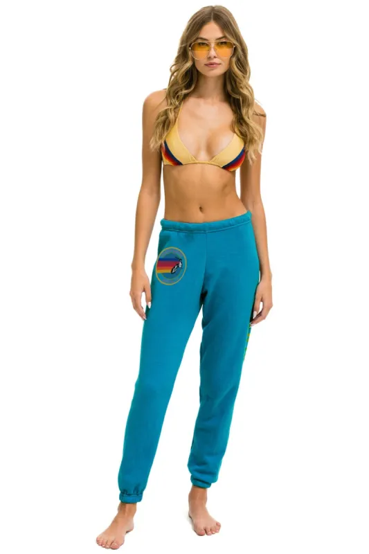 AVIATOR NATION AUSTIN SWEATPANTS - TEAL sold by Aviator Nation