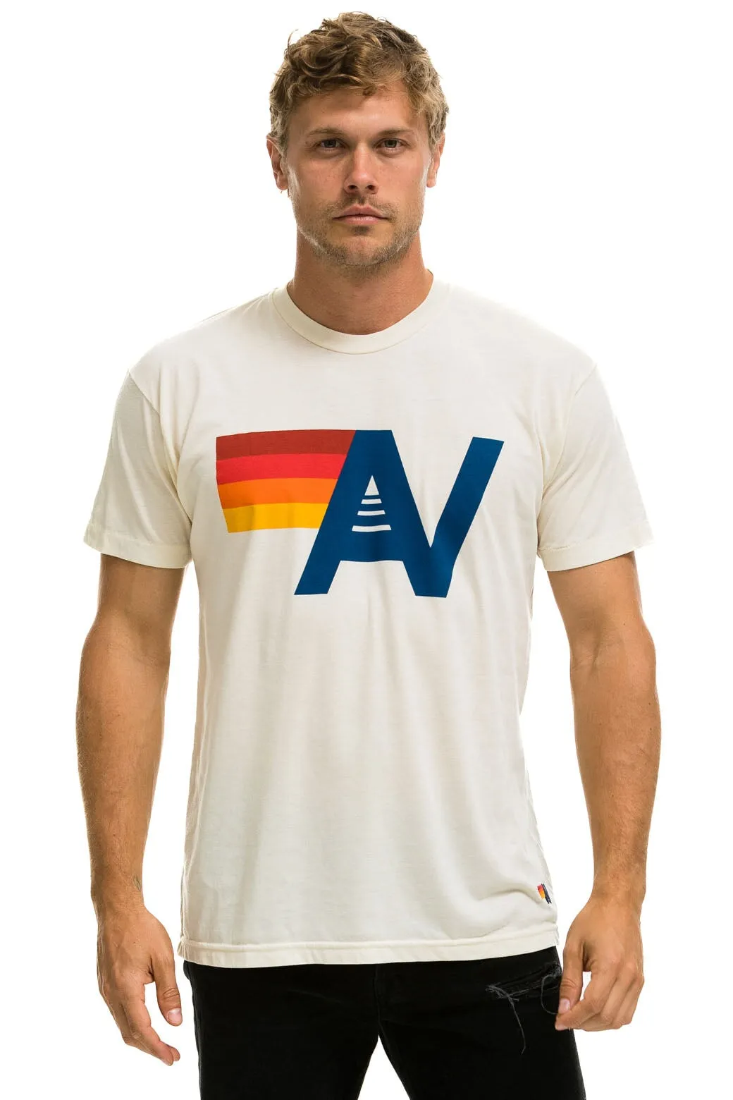 LOGO TEE - VINTAGE WHITE sold by Aviator Nation product image thumbnail 4