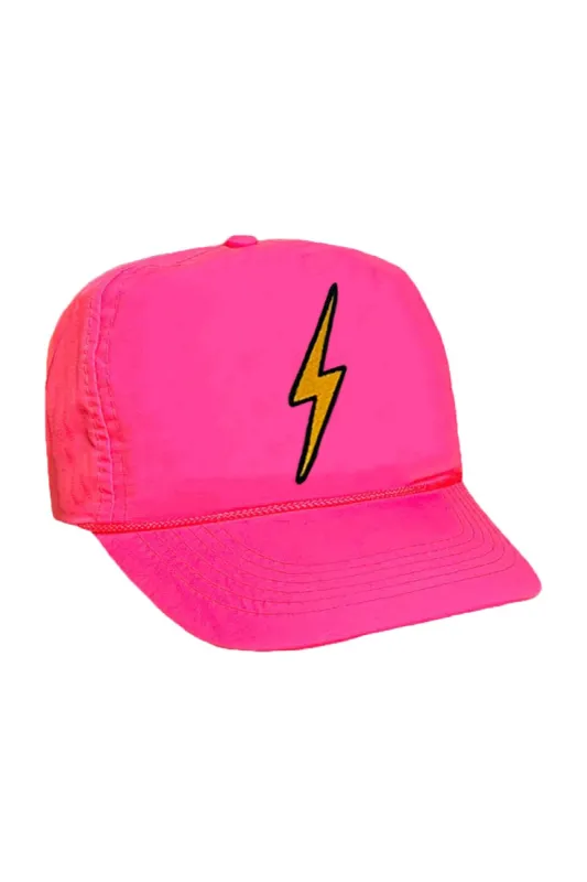 BOLT VINTAGE NYLON TRUCKER HAT sold by Aviator Nation