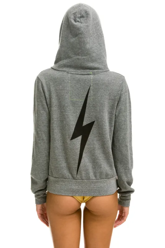 BOLT HOODIE - HEATHER GREY sold by Aviator Nation