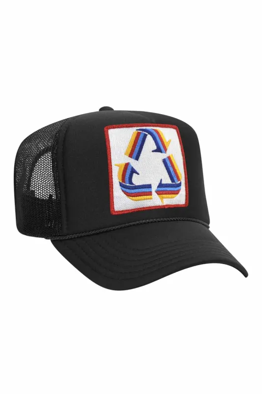 RECYCLE TRUCKER HAT sold by Aviator Nation