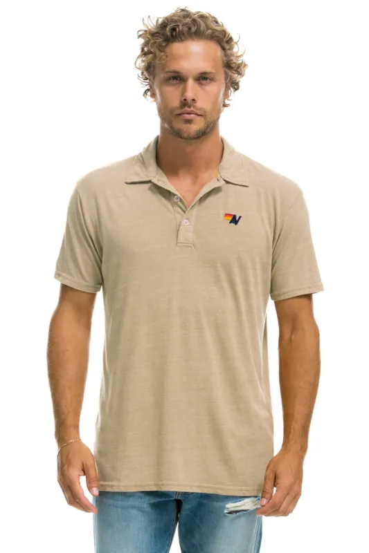 AVIATOR NATION POLO - SAND made by Aviator Nation
