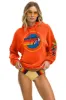 AVIATOR NATION MALIBU RELAXED PULLOVER HOODIE - ORANGE sold by Aviator Nation