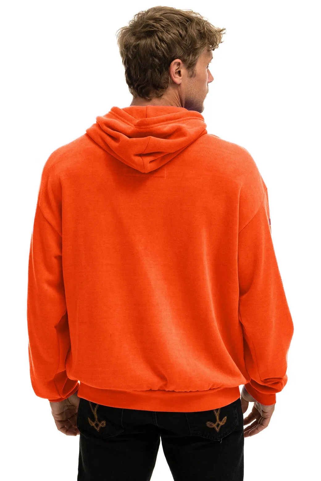 AVIATOR NATION MALIBU RELAXED PULLOVER HOODIE - ORANGE sold by Aviator Nation product image thumbnail 4
