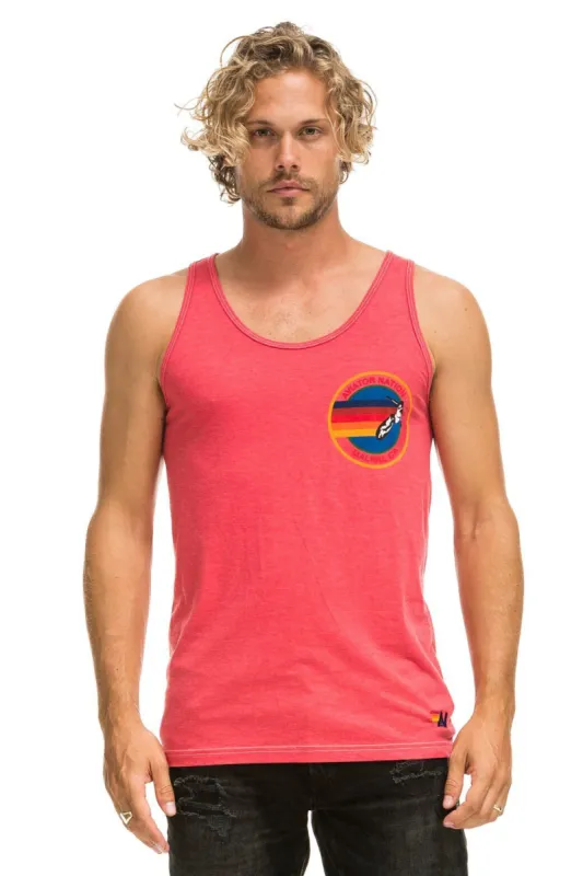 AVIATOR NATION MALIBU TANK - NEON RED sold by Aviator Nation