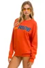 RIDE LOGO CREW SWEATSHIRT - ORANGE sold by Aviator Nation