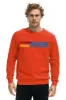RIDE LOGO CREW SWEATSHIRT - ORANGE sold by Aviator Nation