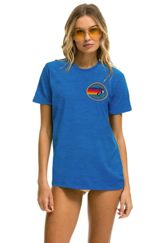 SIGNATURE SMALL VENICE CIRCLE TEE - COBALT sold by Aviator Nation