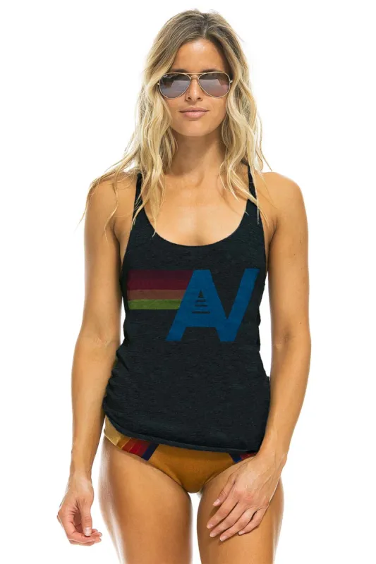 LOGO TANK - CHARCOAL sold by Aviator Nation