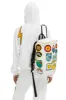 VINTAGE PATCH PUFFER BACKPACK - WHITE GLOSSY sold by Aviator Nation