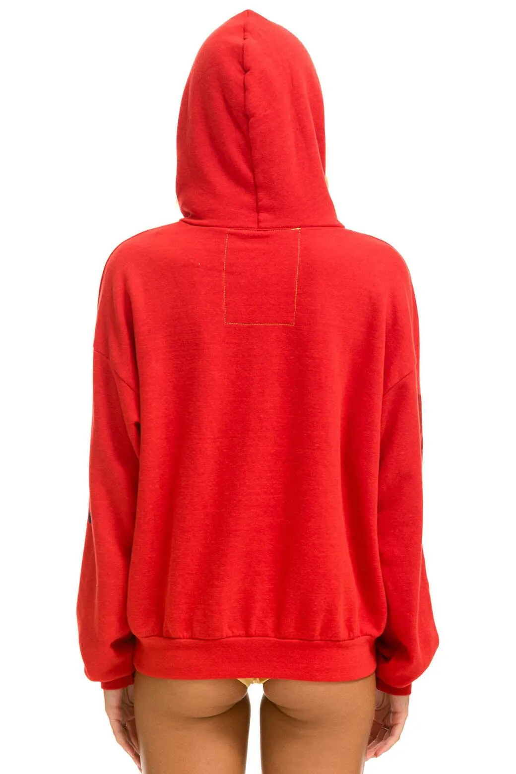 AVIATOR NATION NEW YORK CITY RELAXED PULLOVER HOODIE - RED sold by Aviator Nation product image thumbnail 3