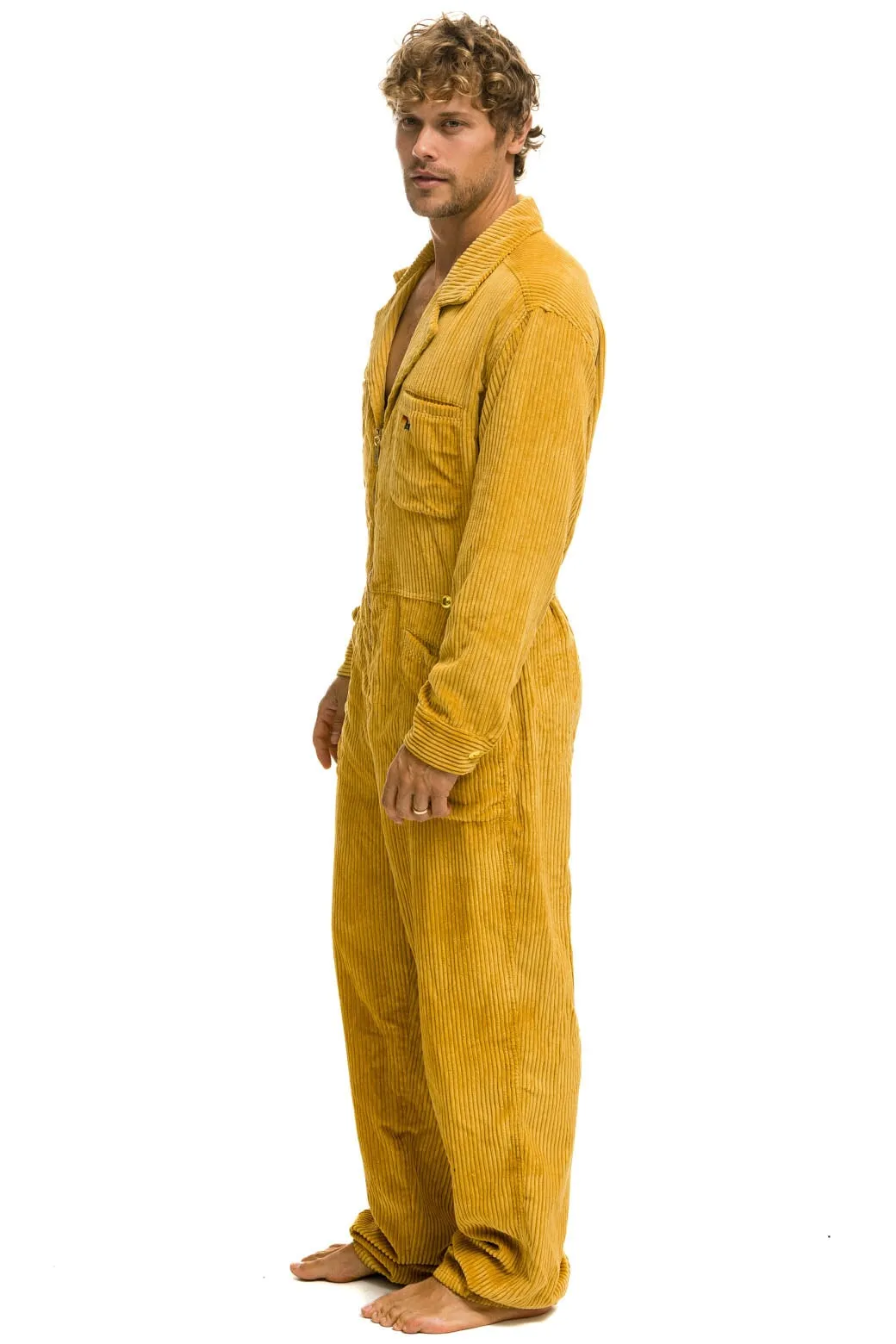 UNISEX CORDUROY FLIGHT SUIT - HONEY sold by Aviator Nation product image thumbnail 4