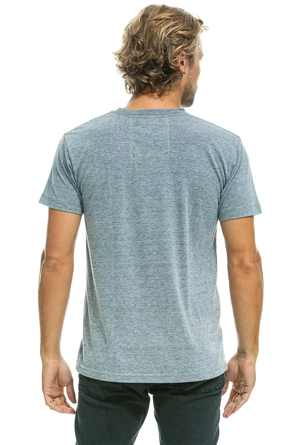 AVIATOR NATION HAMPTONS UNISEX CREW TEE - HEATHER GREY sold by Aviator Nation product image thumbnail 4