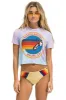 AVIATOR NATION MALIBU BOYFRIEND TEE - TIE DYE BUBBLEGUM sold by Aviator Nation