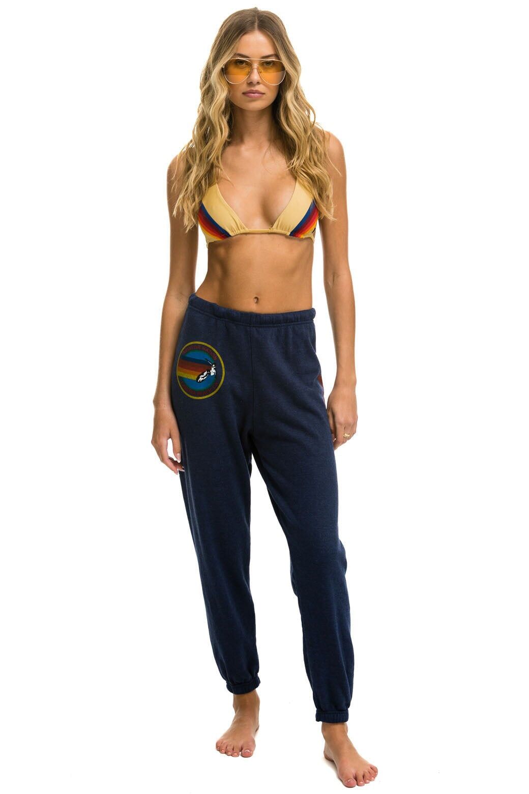 AVIATOR NATION LB - SWEATPANTS NVY sold by Aviator Nation