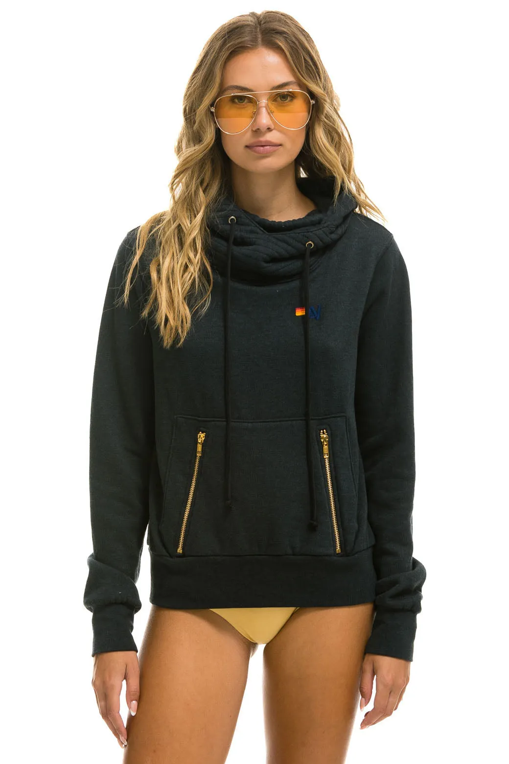 NINJA PULLOVER HOODIE - CHARCOAL sold by Aviator Nation product image thumbnail 5