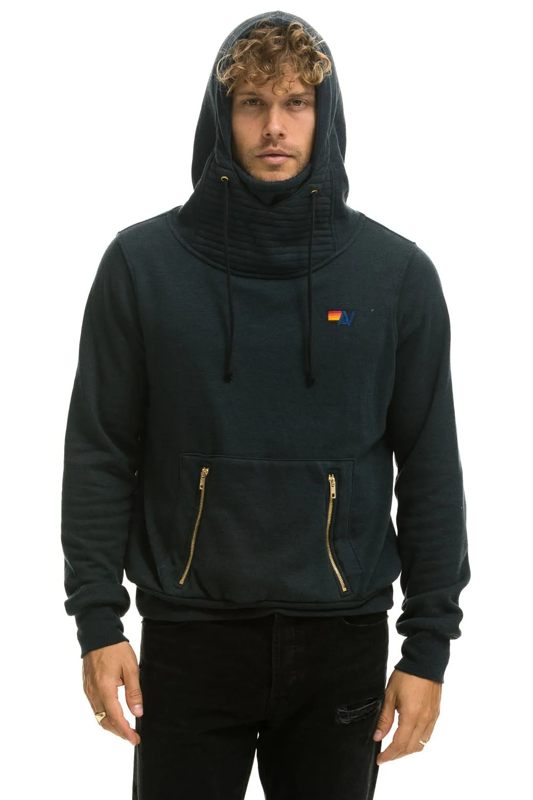 NINJA PULLOVER HOODIE - CHARCOAL sold by Aviator Nation product image thumbnail 2