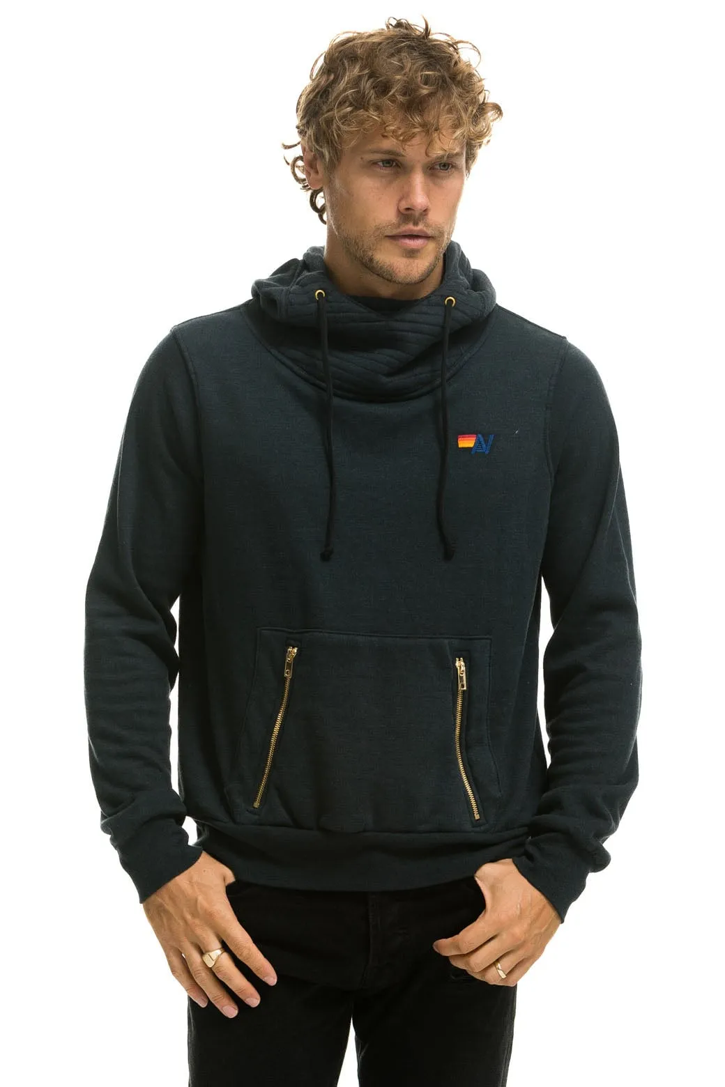 NINJA PULLOVER HOODIE - CHARCOAL sold by Aviator Nation product image thumbnail 4