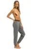 LOGO STRIPE SWEATPANTS - HEATHER GREY sold by Aviator Nation