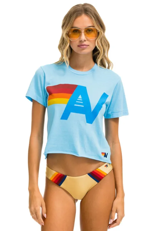 LOGO BOYFRIEND TEE - SKY sold by Aviator Nation